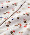 Cárdigan de algodón de niña beige MONTELIMAR/blanco MULTICO